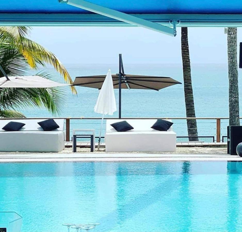 Appartement Terrasse Vue Mer Et Piscine Le Diamant Bagian luar foto