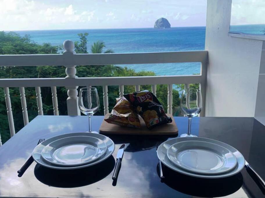 Appartement Terrasse Vue Mer Et Piscine Le Diamant Bagian luar foto