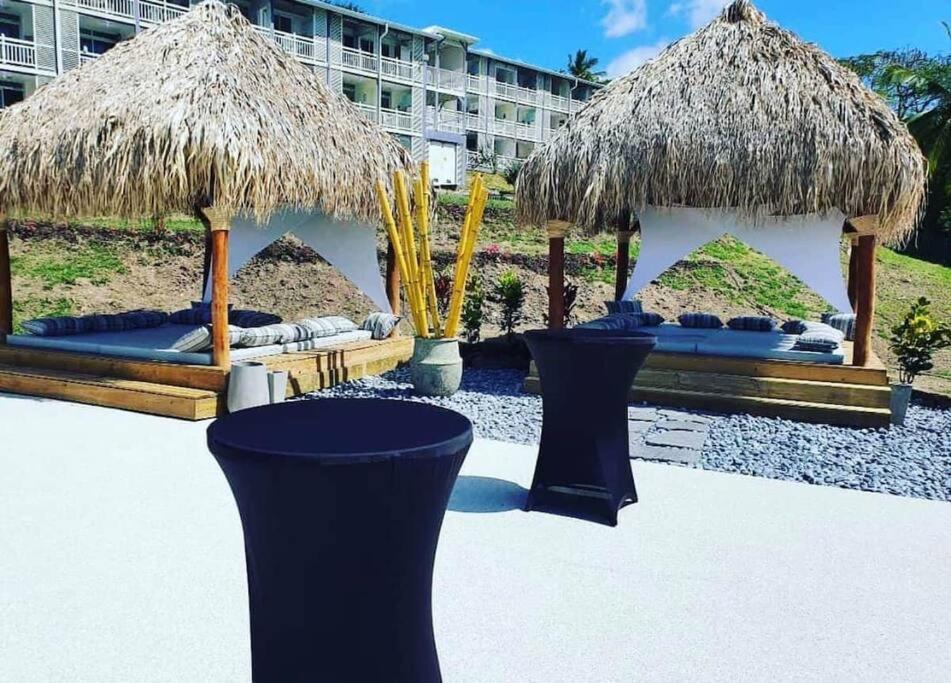 Appartement Terrasse Vue Mer Et Piscine Le Diamant Bagian luar foto